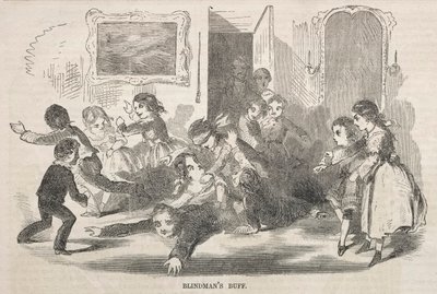 Blindmans Buff，1857年。 作者 温斯洛·荷马