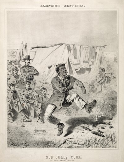 竞选草图：我们的Jolly Cook，1863年。 作者 温斯洛·荷马