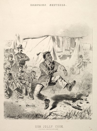 竞选草图：我们的乔利·库克（Jolly Cook），1863年。 作者 温斯洛·荷马