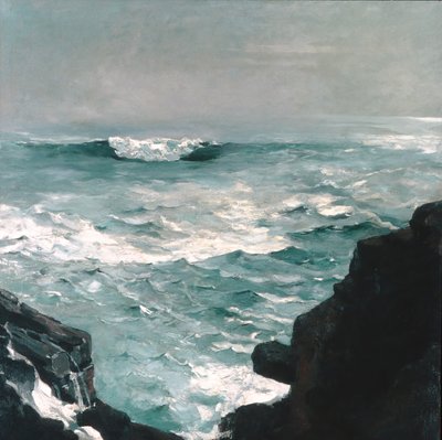 坎农·洛克（Cannon Rock），1895年。 作者 温斯洛·荷马