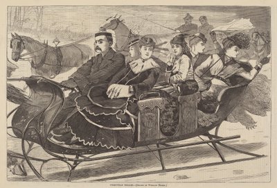 Christmas Belles》，1869年出版。 作者 温斯洛·荷马