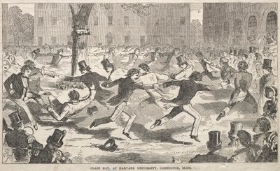 1858年，在马萨诸塞州剑桥市的哈佛大学上课。 作者 温斯洛·荷马