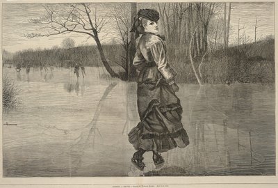 剪影》，选自《每周六》，1871 年 2 月 4 日 作者 温斯洛·荷马