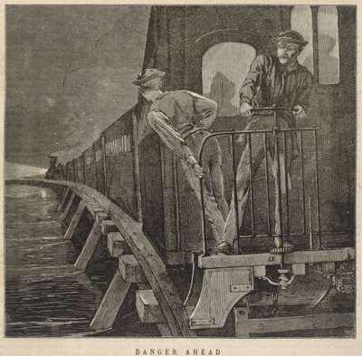 危险就在前方》，摘自《阿普尔顿斯文学、科学和艺术杂志》，1870 年 4 月 30 日，星期六 作者 温斯洛·荷马