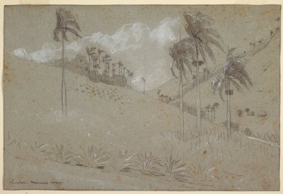 绘画，古巴山坡，1885 年 作者 温斯洛·荷马