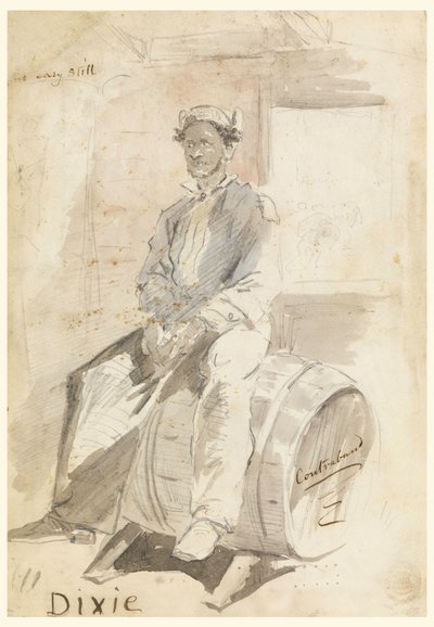 绘画，迪克西，1861 年 作者 温斯洛·荷马