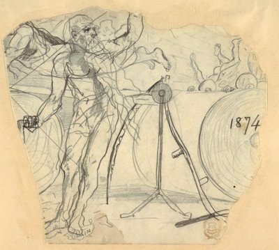 绘画，时间老人，1874 年 作者 温斯洛·荷马