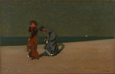 海滩之夜 作者 温斯洛·荷马