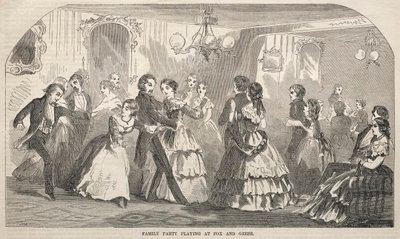 1857年，在福克斯和大雁玩的家庭聚会 作者 温斯洛·荷马