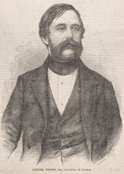 弗莱彻·韦伯斯特（Fletcher Webster），Esq。，波士顿验船师，1859年。 作者 温斯洛·荷马