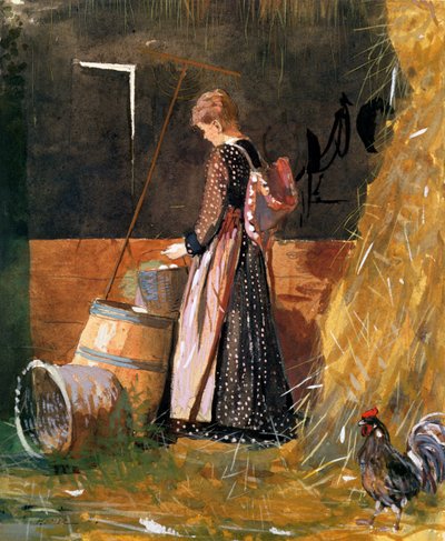 新鲜鸡蛋，1874年 作者 温斯洛·荷马