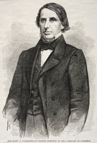 伊利诺伊州的 Elihu B. Washburne 阁下，商务委员会主席 作者 温斯洛·荷马