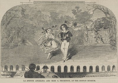 波士顿博物馆的小天使安吉丽娜（La Petite Angelina）和汤普森小姐（C. Thompson） 作者 温斯洛·荷马