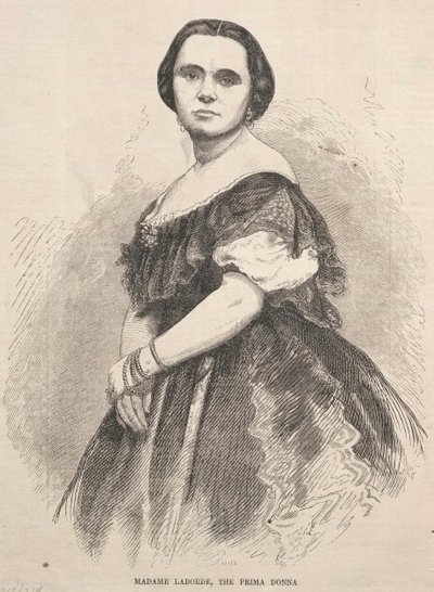 拉皮德夫人（Prime Donna），1859年。 作者 温斯洛·荷马