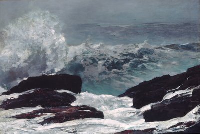 缅因州海岸，1896年。 作者 温斯洛·荷马