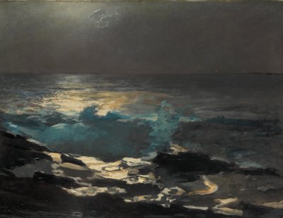月光，木岛灯，1894年 作者 温斯洛·荷马