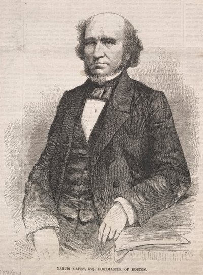 Nahum Capen，Esq。，波士顿邮政局长，1859年。 作者 温斯洛·荷马