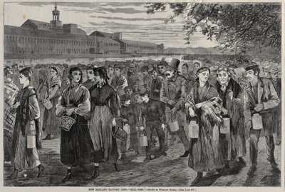 新英格兰工厂生活-贝尔时间，1868年。 作者 温斯洛·荷马