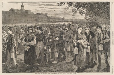 新英格兰工厂生活--铃铛时间》，1868年出版。 作者 温斯洛·荷马