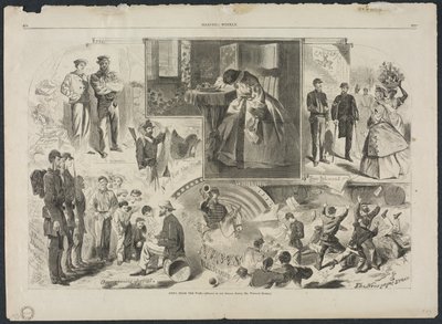 战争新闻，1862年。 作者 温斯洛·荷马
