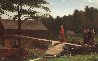 老磨坊（晨钟），1871年 作者 温斯洛·荷马