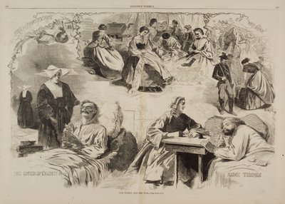 我们的妇女与战争》，摘自《哈珀周刊》，1862 年 9 月 6 日 作者 温斯洛·荷马