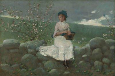 桃花》，1878年。 作者 温斯洛·荷马