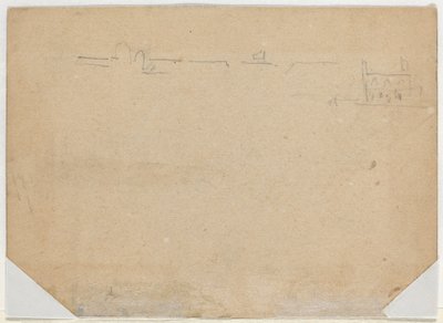 屋顶线[背面]，1862年。 作者 温斯洛·荷马