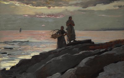 萨科湾，1896年 作者 温斯洛·荷马
