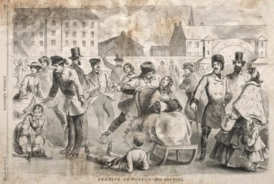 1859年在波士顿滑冰。 作者 温斯洛·荷马