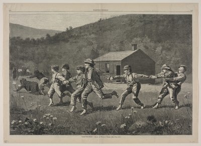 Snap-the-Whip，1873年。 作者 温斯洛·荷马