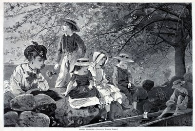 春暖花开》，摘自《哈珀周刊》，1870 年 5 月 21 日 作者 温斯洛·荷马