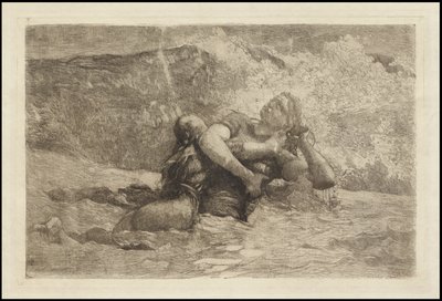 书房研究，约1886年 作者 温斯洛·荷马