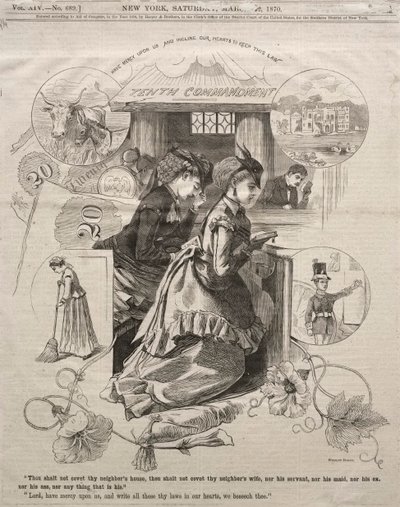 第十诫，1870年。 作者 温斯洛·荷马