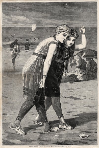 泳客，1873年。 作者 温斯洛·荷马