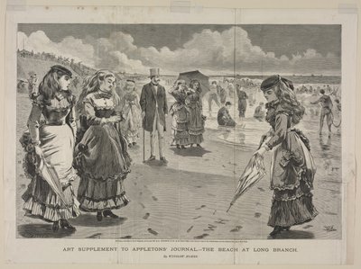 1869年，长支海滩。 作者 温斯洛·荷马