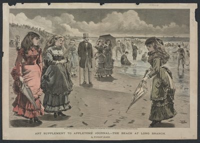 1869年，长支海滩。 作者 温斯洛·荷马