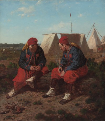 布里尔伍德烟斗，1864年。 作者 温斯洛·荷马