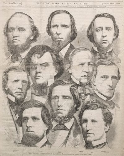 佐治亚州国会代表大会，1861年。 作者 温斯洛·荷马