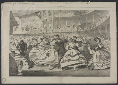 1863 年 11 月 5 日在音乐学院举行的盛大俄罗斯舞会 作者 温斯洛·荷马