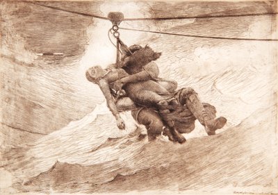 生命线，1884年 作者 Winslow Homer