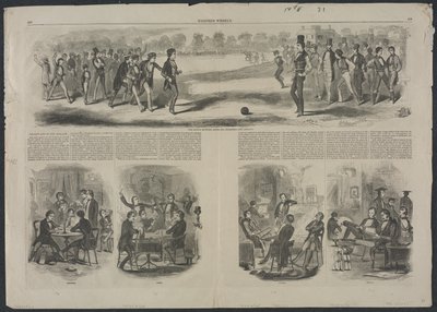 Sophs和新生之间的比赛，1857年。 作者 温斯洛·荷马