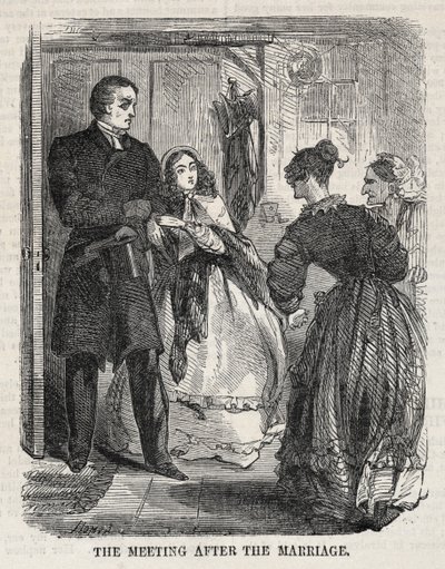 结婚后聚会，1860年。 作者 温斯洛·荷马