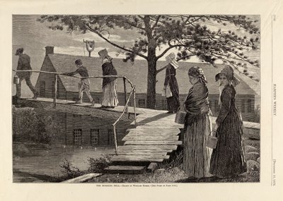 晨钟》，摘自《哈珀周刊》，1873 年 12 月 13 日 作者 温斯洛·荷马