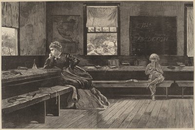 正午的小憩》，1873年出版。 作者 温斯洛·荷马