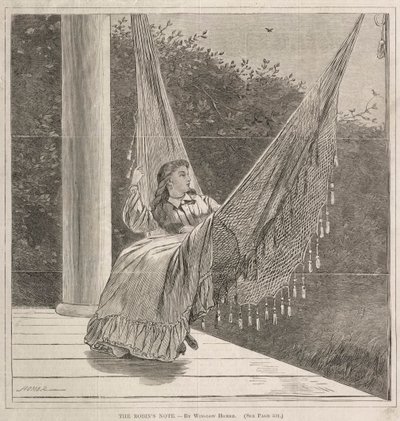 罗宾斯笔记，1870年。 作者 温斯洛·荷马