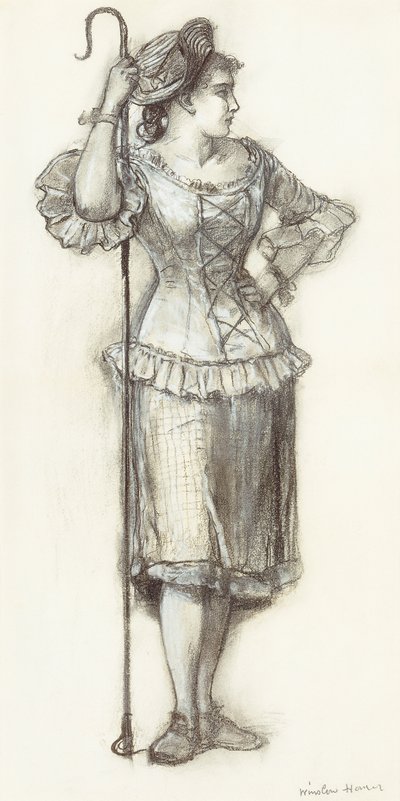 牧羊女，1878年 作者 温斯洛·荷马