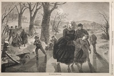 滑冰季节 - 1862 年 作者 温斯洛·荷马