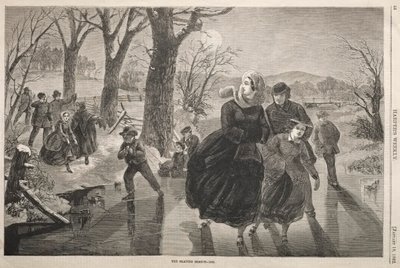 滑冰季-1862年，1862年。 作者 温斯洛·荷马