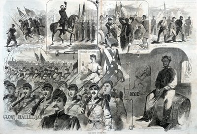 战争之歌》，摘自《哈珀周刊》，1861 年 11 月 23 日 作者 温斯洛·荷马